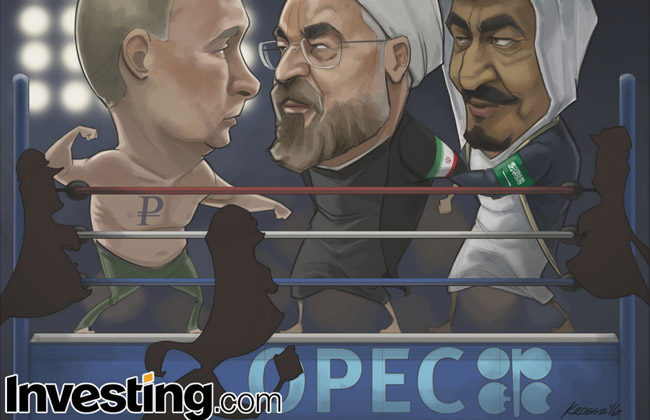 Wekelijkse comic: OPEC spart over productieplafond; Iran tegen de touwen